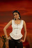 Branco Denim Corset